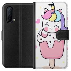 iSecrets - Plånboksfodral till OnePlus Nord CE 5G med Glad enhörning