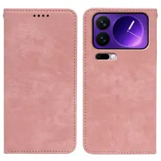 A-One Brand - Xiaomi 17 Pro Plånboksfodral Striped Texture - Roséguld