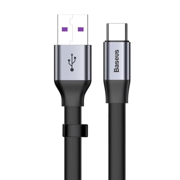 BASEUS - Baseus Simple USB-C till USB-A kabel 40W 0.23m - Grå