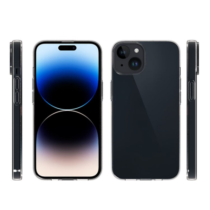OEM - iPhone 15 Plus Mobilskal Shockproof Thin TPU - Clear