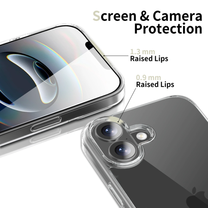 Tech-Protect - Tech-Protect iPhone 17 Mobilskal Flexair Hybrid - Clear