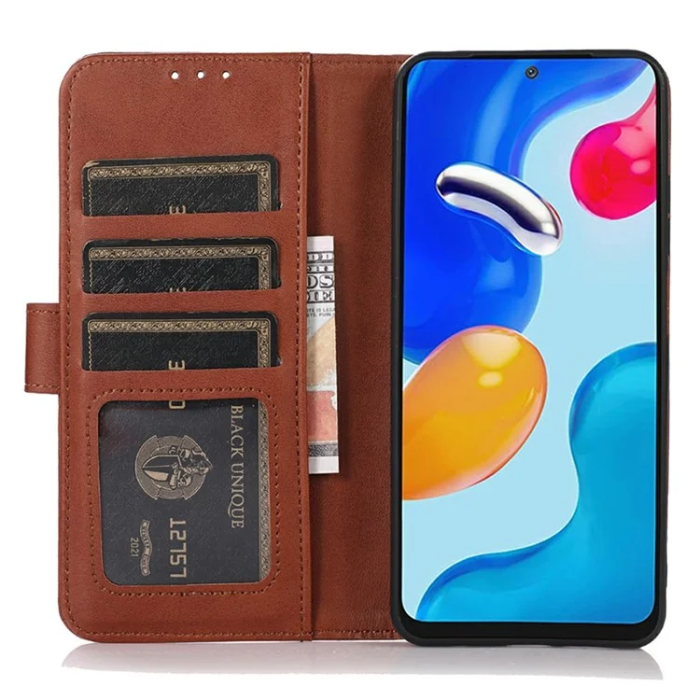 A-One Brand - Sony Xperia 1 VII Plånboksfodral Cowhide Texture Läder