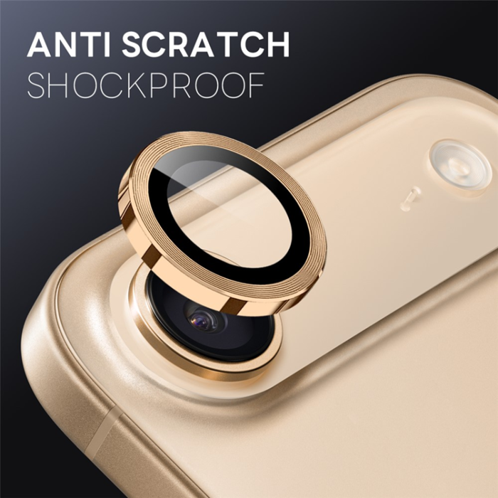NORTHJO - Northjo iPhone 17 Air Kameralinsskydd Härdat Glas - Guld