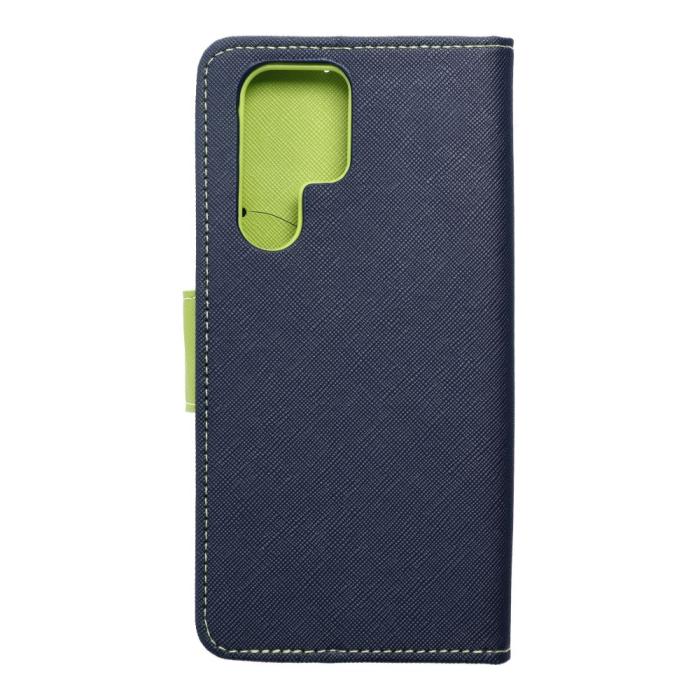 OEM - Galaxy S22 Ultra Plånboksfodral Fancy Eco Läder - Blå