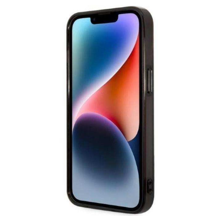 KARL LAGERFELD - Karl Lagerfeld iPhone 14 Pro Skal Gradient Ikonik Karl & Choupette - Svart