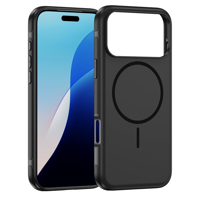 iPhone 17 Pro Max Mobilskal MagSafe PC + TPU Shockproof - Svart | 2353 | AlltMobil