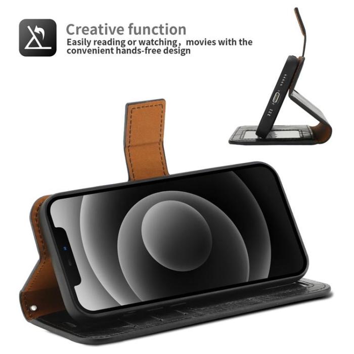 OEM - iPhone 15 Pro Max Plånboksfodral 2-in-1 Detachable - Svart