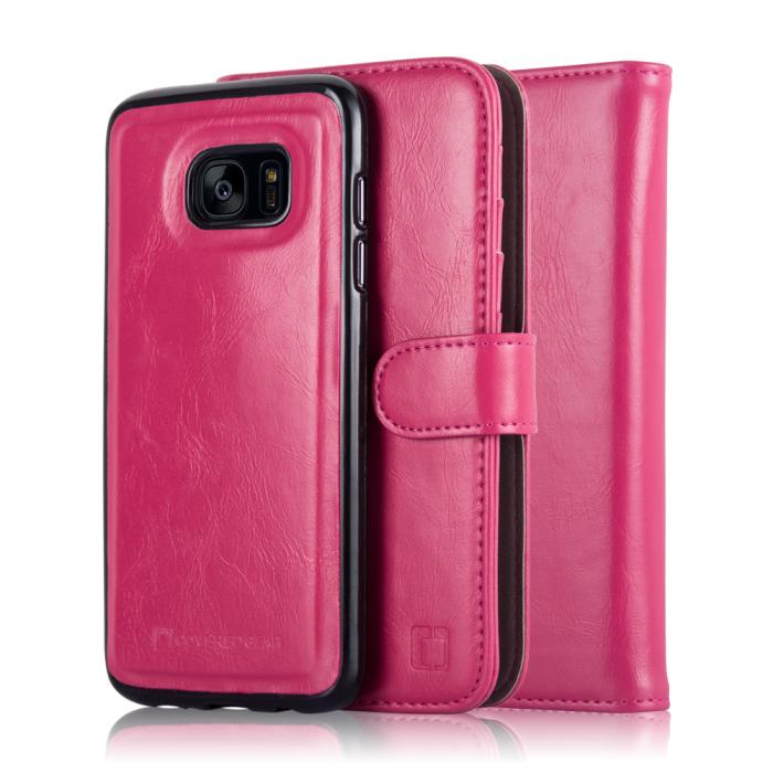 CoveredGear - CoveredGear Signature Plånboksfodral till Samsung Galaxy S7 Edge - Rosa