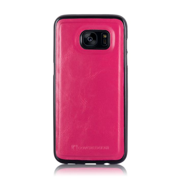 CoveredGear - CoveredGear Signature Plånboksfodral till Samsung Galaxy S7 Edge - Rosa