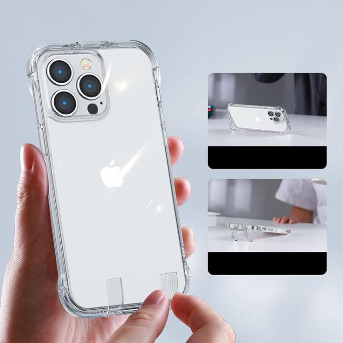 Joyroom - Joyroom iPhone 14 Plus Skal Defender Series Armored Hook - Clear