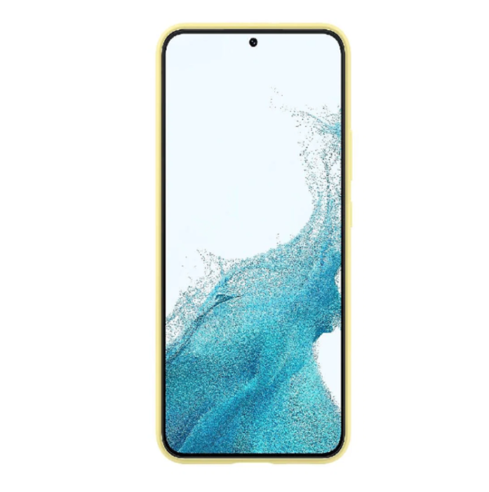 UTGATT1 - Samsung Galaxy S22 Mobilskal Silicone - Gul