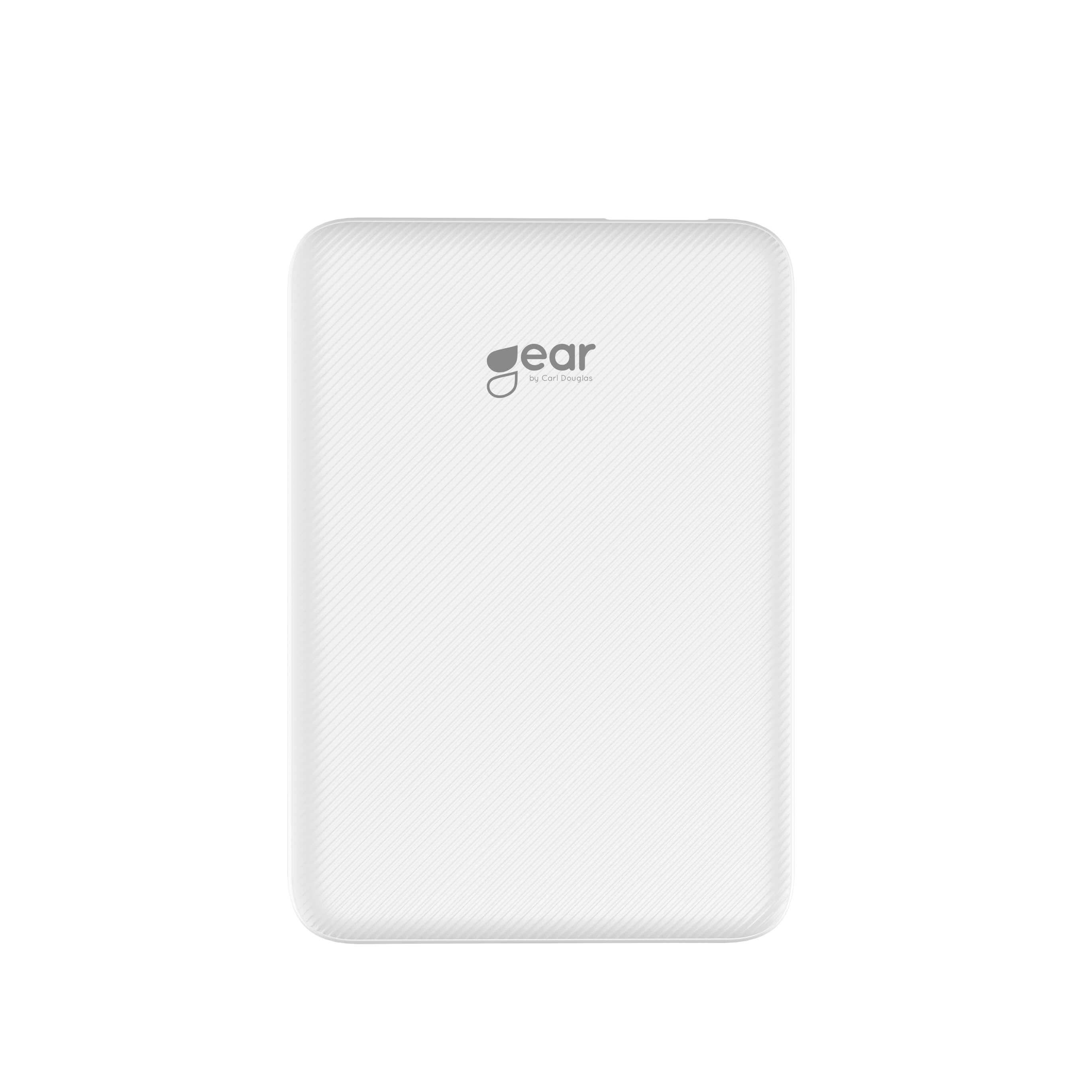 GEAR Powerbank 5000 mAh 1xUSB-C 1xUSB-A 1xMicroUSB - Vit | 264 | AlltMobil