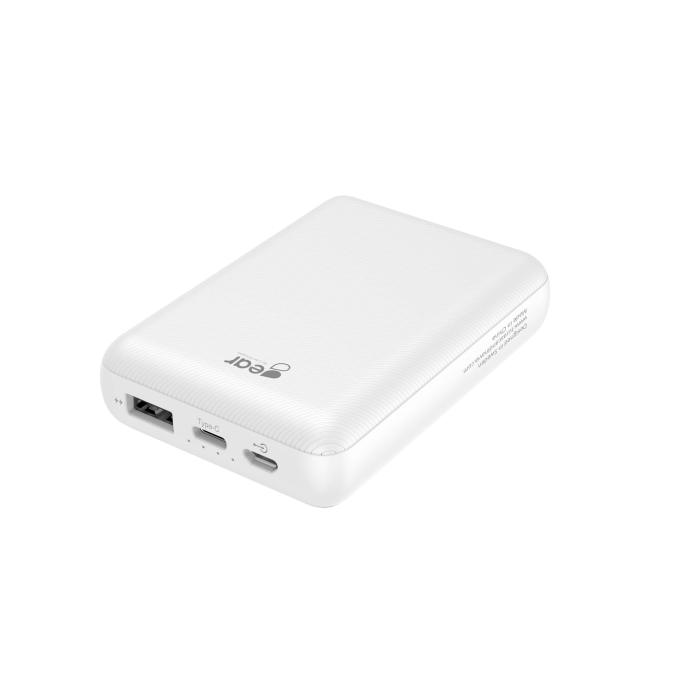 GEAR - GEAR Powerbank 10000 mAh 1xUSB-C 1xUSB-A 1xMicroUSB - Vit