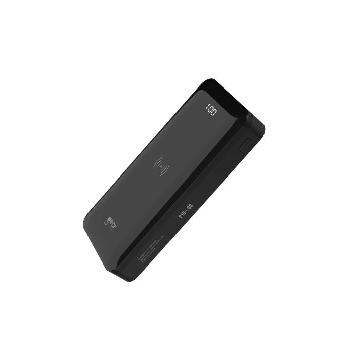 UTGATT1 - GEAR Powerbank 20000 mAh xUSB-C 2xUSB-A 1xMicroUSB LEDindicator - Svart