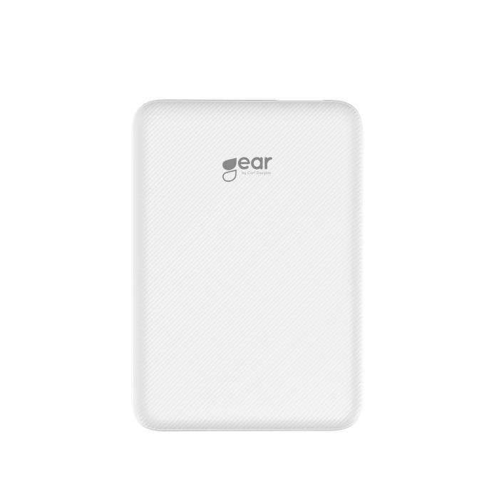 GEAR - GEAR Powerbank 5000 mAh 1xUSB-C 1xUSB-A 1xMicroUSB - Vit