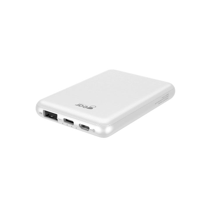 GEAR - GEAR Powerbank 5000 mAh 1xUSB-C 1xUSB-A 1xMicroUSB - Vit