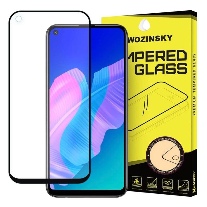 UTGATT1 - Wozinsky Full Glue Härdat Glas Huawei P40 Lite E Svart