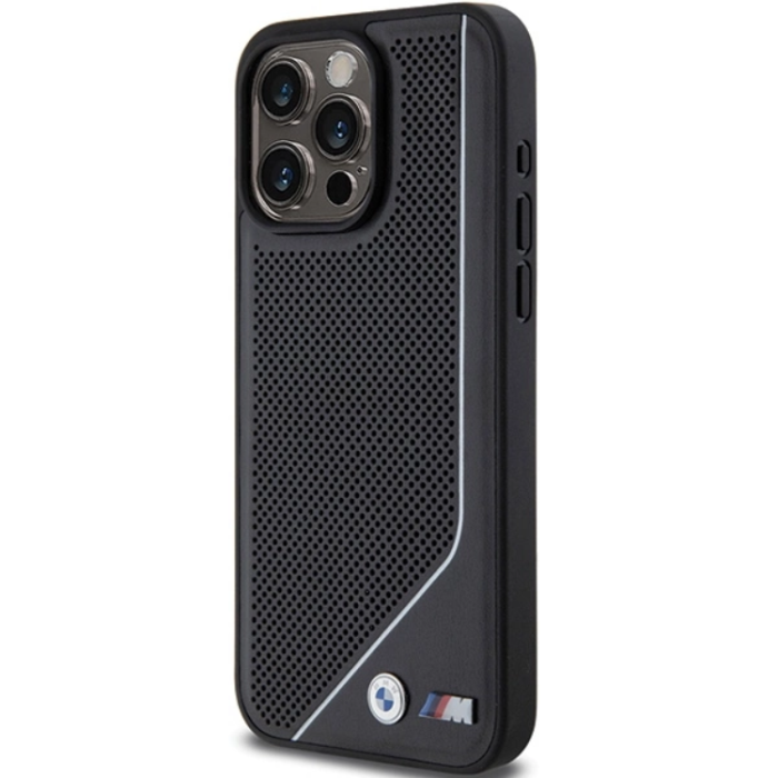 BMW - BMW iPhone 15/14/13 Mobilskal Magsafe Perforated Twisted Line