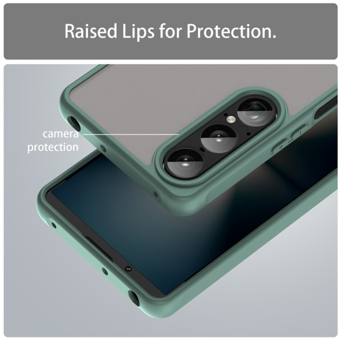 A-One Brand - Sony Xperia 1 VII Mobilskal Frosted Translucent - Grön