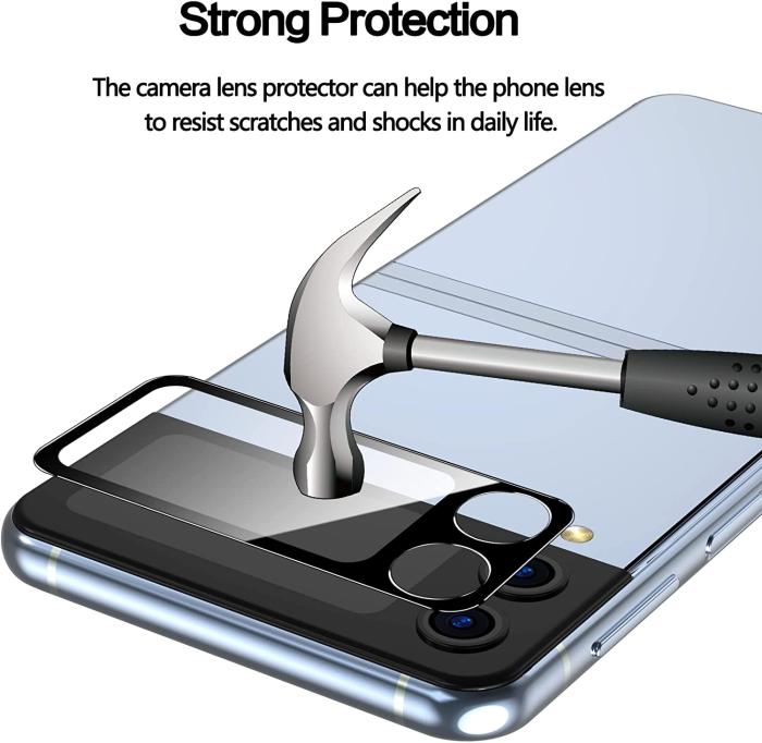 OEM - [2-PACK] Galaxy Z Flip 4 Härdat glas HD Kameralinsskydd