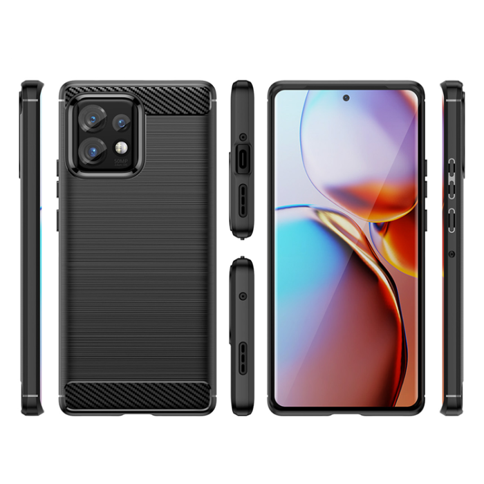 OEM - Motorola Edge Plus (2023)/Moto X40/X40 Pro Mobilskal Carbon