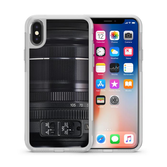 UTGATT5 - Fashion mobilskal till Apple iPhone X - Camera Lens