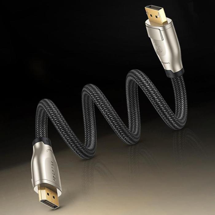 UTGATT - Ugreen DisplayPort 1.4 Kabel 2m - Grå
