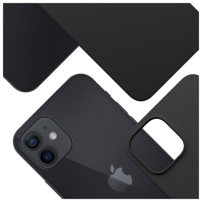 3MK - 3MK iPhone 12 Mobilskal MagSafe Hardy Silikon - Svart