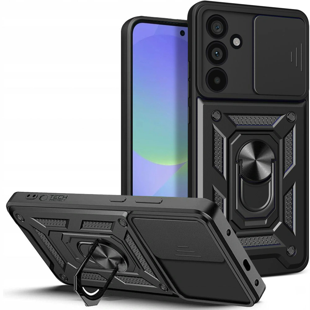 Tech- Protect Galaxy A36 5G Mobilskal Camshield Pro - Svart | 2353 | AlltMobil