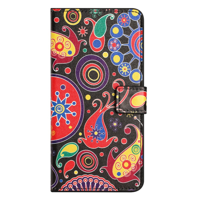 A-One Brand - iPhone 17 Pro Plånboksfodral Pattern Print Läder - Maneter