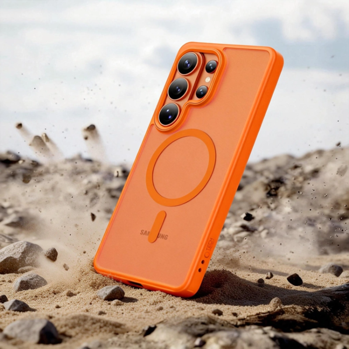Tech-Protect - Tech-Protect Mobilskal För Galaxy S26 Ultra Magsafe Magmat - Orange