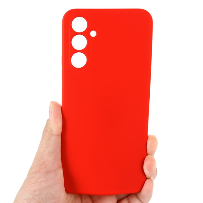 OEM - Galaxy A34 5G Mobilskal Liquid Silicone - Röd