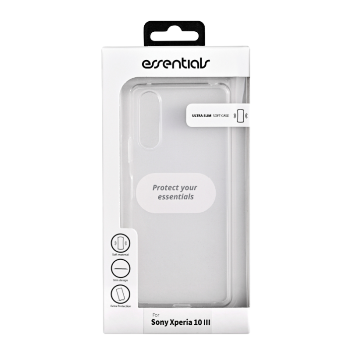 UTGATT1 - Essentials – TPU Skal Sony Xperia 10 III - Transparent