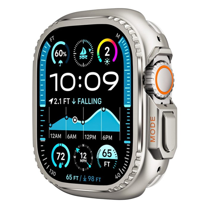 A-One Brand - Apple Watch Ultra 2 (49mm) Skal Metal - Titanium