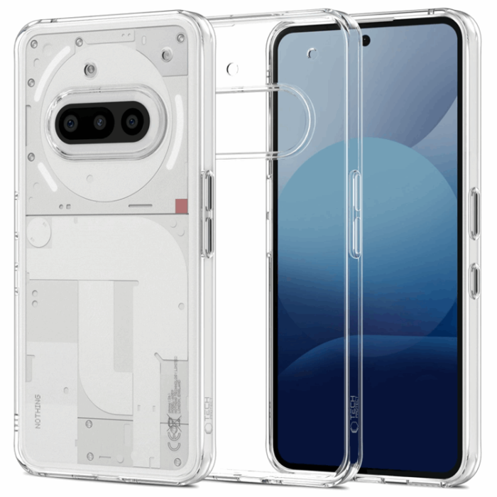 Tech-Protect - Tech-Protect Nothing Phone 3a Mobilskal Flexair Hybrid - Clear