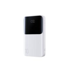 Joyroom - Joyroom Mini Powerbank 10000 mAh 22.5W med Display JR-QP191 - Vit