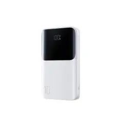 Joyroom - Joyroom Mini Powerbank 10000 mAh 22.5W med Display JR-QP191 - Vit