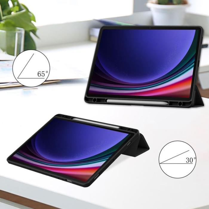 Tech-Protect - Tech-Protect Galaxy Tab S9 Fodral Hybrid - Svart