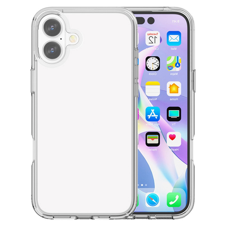 AMORUS iPhone 17 Mobilskal Shockproof - Clear Vit | 2353 | AlltMobil