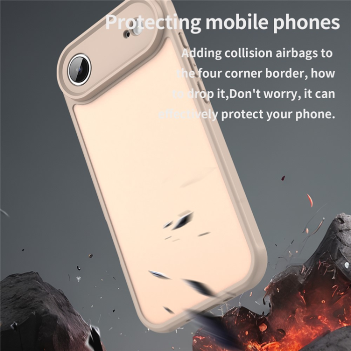A-One Brand - iPhone Air Mobilskal Frostade krockkuddar Drop Proof - Orange