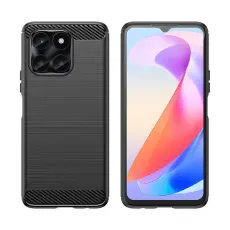OEM - Huawei Honor X6a Mobilskal Carbon - Svart