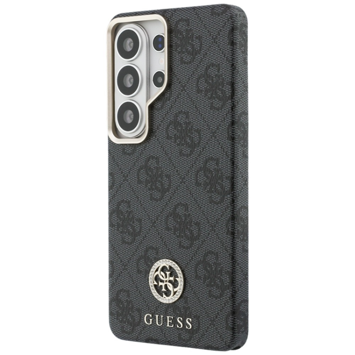 Guess - Guess Mobilskal För Galaxy S26 Ultra MagSafe 4G Rhinestone Round Logo - Svart