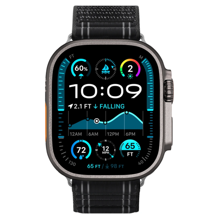 Spigen - Spigen Apple Watch (44/45/46/49 mm) Armband WBF0 - Svart