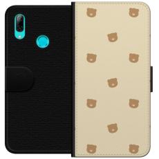 iSecrets - Pl&aring;nboksfodral till Huawei P smart 2019 med Bj&ouml;rnm&ouml;nster