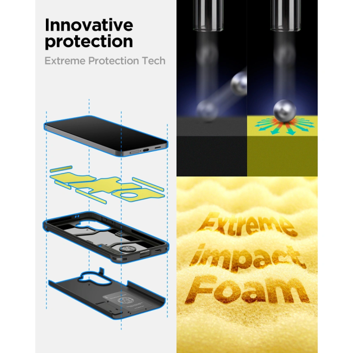 Spigen - Spigen Mobilskal För Galaxy A57 5G Tough Armor - Svart