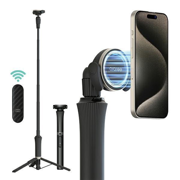 Araree Selfiestick MagSafe Tripod Bluetooth Magfie Pod Pro - Svart