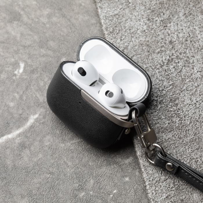 Moshi - Moshi Pebbo Luxe för AirPods 3 - Svart