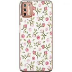 Gustaf - Mobilskal till Motorola Moto G9 Plus med Blommigt