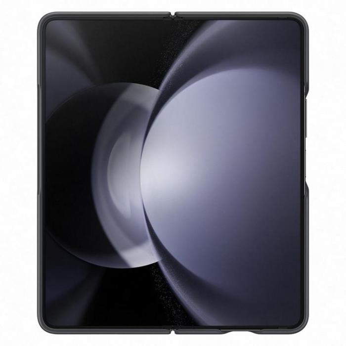 Samsung - Samsung Galaxy Z Fold 5 Mobilskal PU Läder - Svart