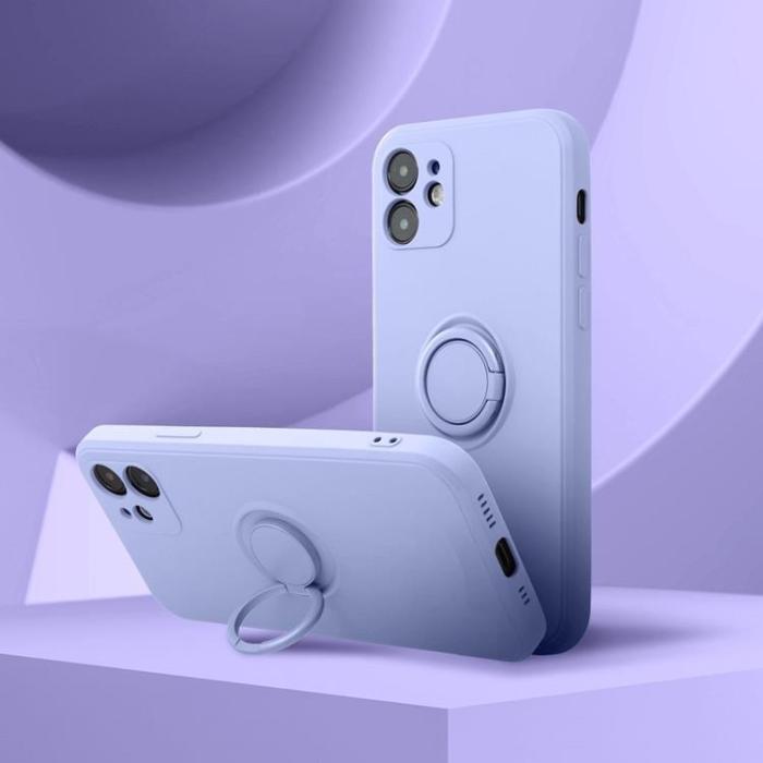 OEM - Xiaomi Redmi 13C/Poco C65 Mobilskal Silikon Ring - Violett